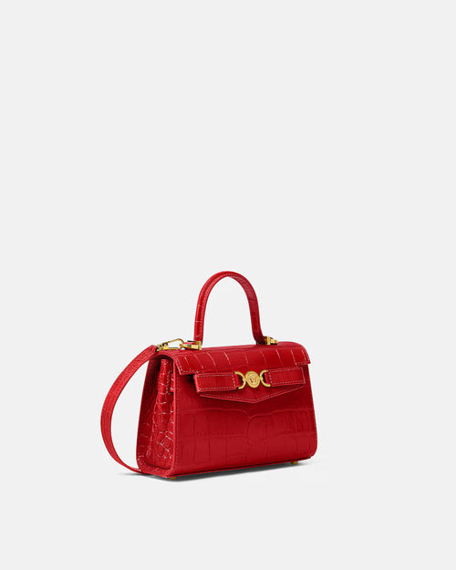 Versace Medusa '95 Borsa a mano effetto cocco