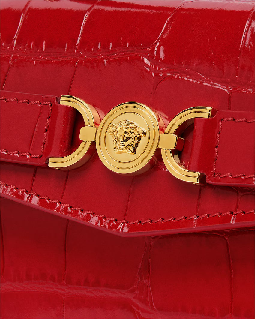 Versace Medusa '95 Borsa a mano effetto cocco