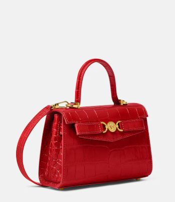Versace Medusa '95 Borsa a mano effetto cocco