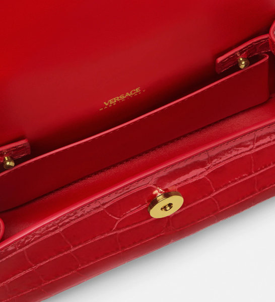 Versace Medusa '95 Borsa a mano effetto cocco